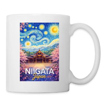 Niigata, Japon - Mug blanc - blanc - Droite