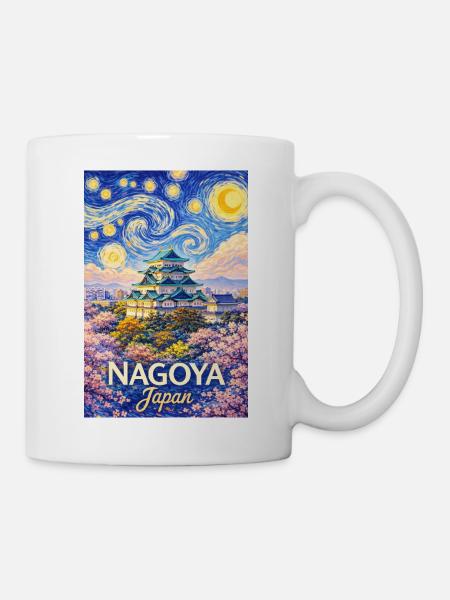 Nagoya Japan - Tasse - Weiß