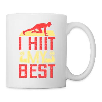 Fitness Fanatics I Hiit My Best Calisthenics Gym - Tasse - Weiß - Rechts