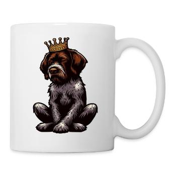 Deutsch Drahthaar Deutsch-Drahthaar Besitzer - Tasse - Weiß - Rechts