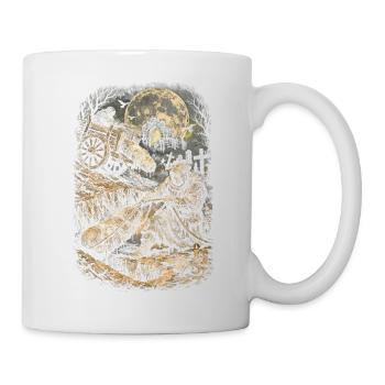 Friedhof Goth Humor - Tasse - Weiß - Rechts