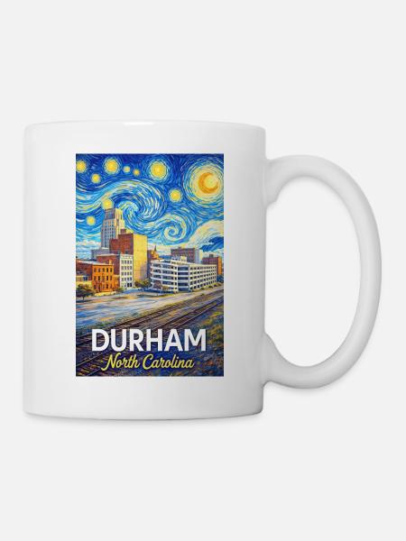 Durham, North Carolina - Tasse - Weiß