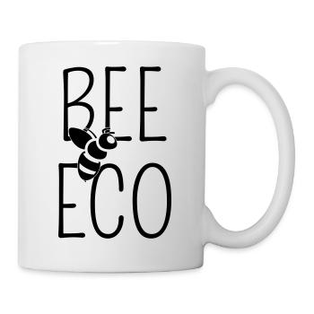 Abeille Bee Eco Minimaliste Low Tech - Mug blanc - blanc - Droite