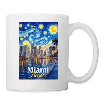 Miami Florida - Tasse - Weiß - Rechts