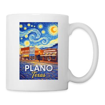 Plano, Texas - Tasse - Weiß - Rechts