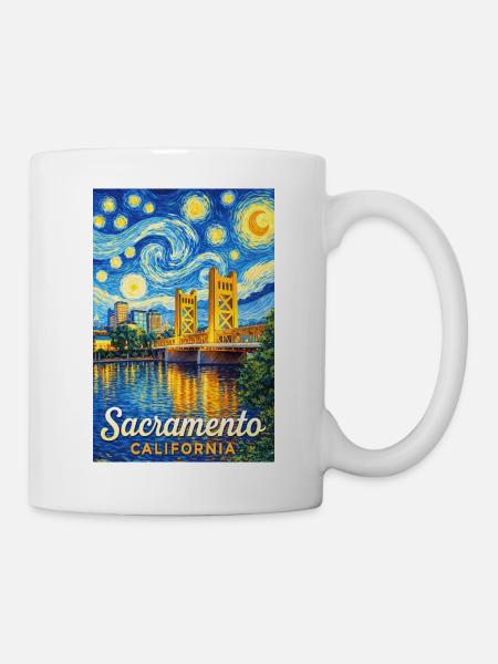 Sacramento California - Tasse - Weiß