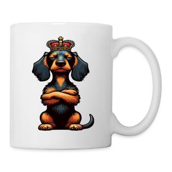 Rauhaardackel Dackel Dackelbesitzer Teckel Tekkel - Tasse - Weiß - Rechts