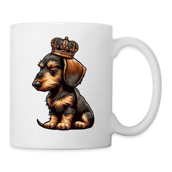 Rauhaardackel Dackel Dackelbesitzer Teckel Tekkel - Tasse - Weiß - Rechts