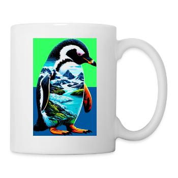 pingouin - Mug blanc - blanc - Droite