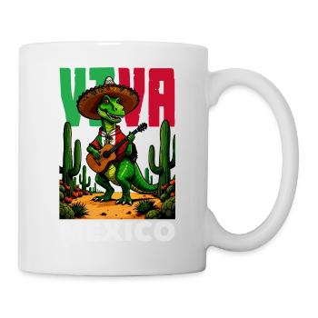 Mexiko Stolz & Heimat Mexikaner Mexico Flagge - Tasse - Weiß - Rechts
