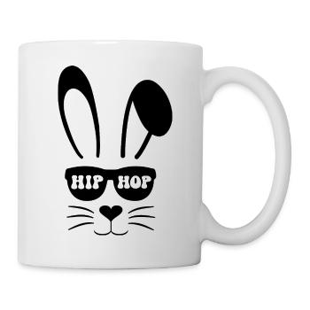 Hip Hop Bunny - Mug blanc - blanc - Droite