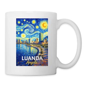 Luanda Evening Star Poésie côtière - Mug blanc - blanc - Droite