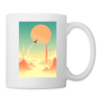 Erste Reisen jenseits ferner Horizonte - Tasse - Weiß - Rechts