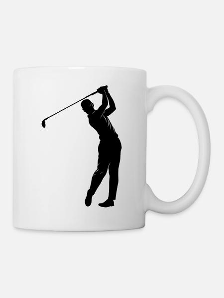 Golfspieler - Tasse - Weiß