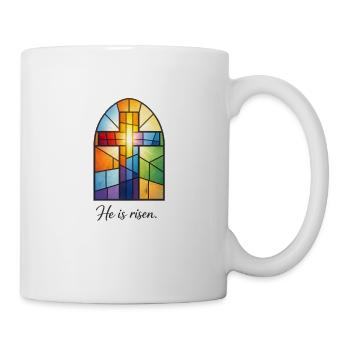 Er ist auferstanden Glaube Il est la foi ressuscitée - Mug blanc - blanc - Droite