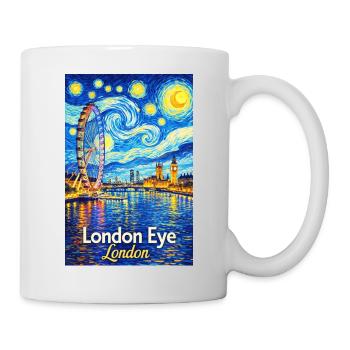 London Eye at Starry Night - Mug - white - Right