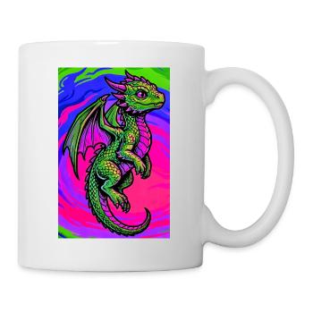 dragon - Mug blanc - blanc - Droite
