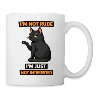 Not Interested Cat Attitude - Mug - white - Right