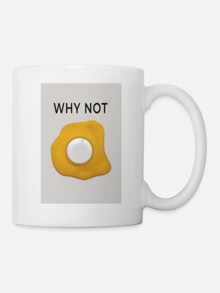 Why Not Motivation Statement Design - Tasse - Weiß