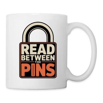 Lire entre les épingles | Insider du crochetage de serrures - Mug blanc - blanc - Droite