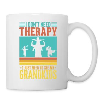 Grandpa And Grandkids Love Unbreakable Bond Best - Mug - white - Right
