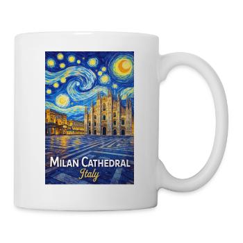 Milaner Dom Sternennacht - Tasse - Weiß - Rechts