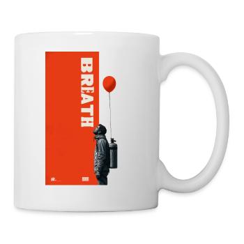 Breath natur - Tasse - Weiß - Rechts