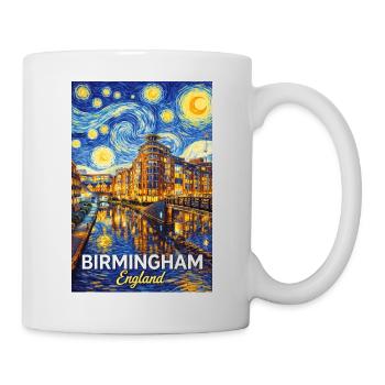 Birmingham England Sternennacht - Tasse - Weiß - Rechts