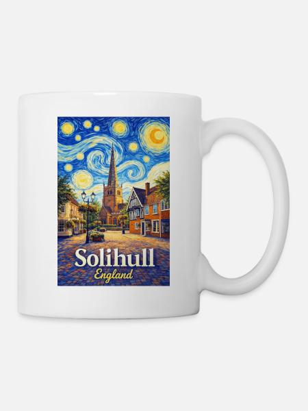 Solihull England Stadtansicht - Tasse - Weiß
