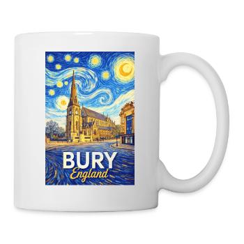 Bury England Starry Night Style - Mug - white - Right