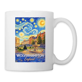 Wolverhampton England Starry Night - Mug - white - Right