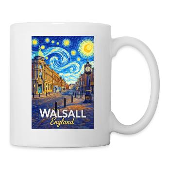 Walsall England Sternennacht - Tasse - Weiß - Rechts