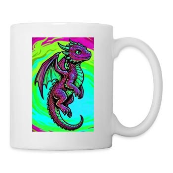 dragon - Mug blanc - blanc - Droite