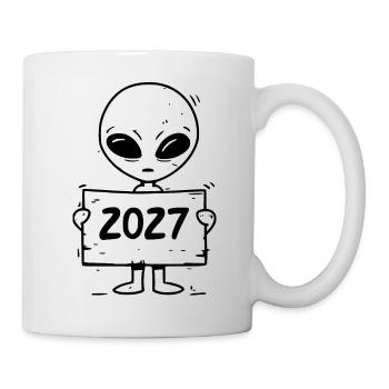 Petit extraterrestre - Mug blanc - blanc - Droite