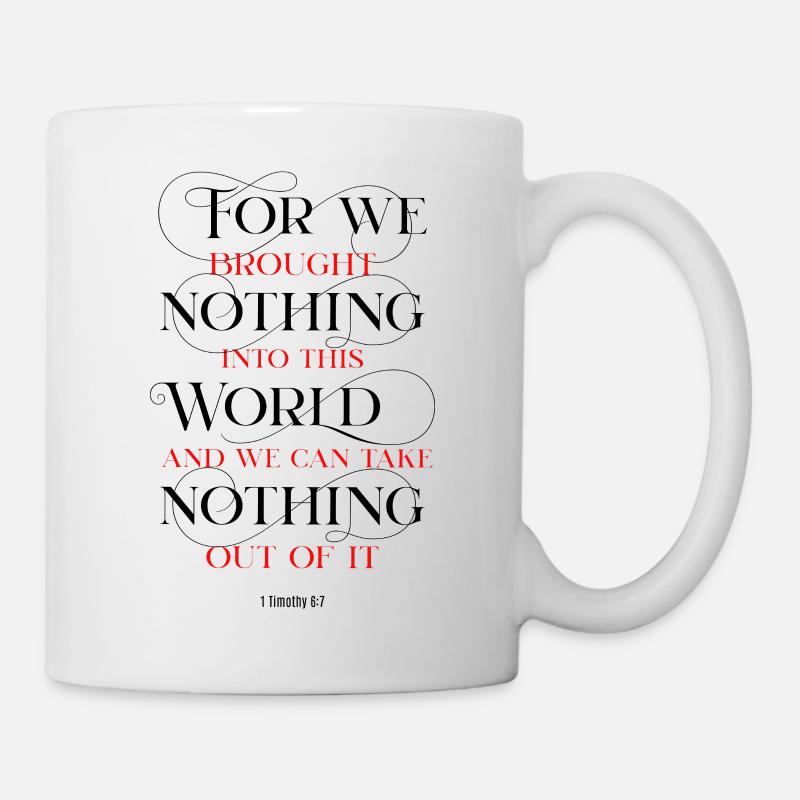Take Nothing - Mug - white