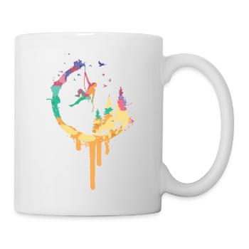 Farbenkreis der Bergsteiger - Tasse - Weiß - Rechts