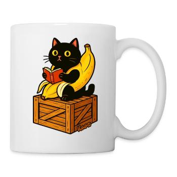 Read book Cat on Banana Costume - Mug - white - Right