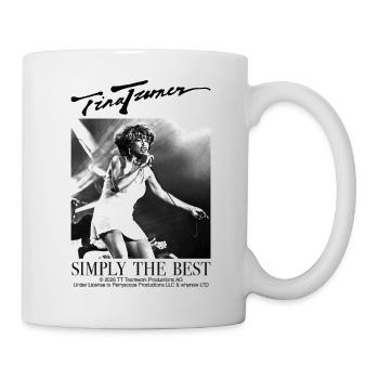 Tina Turner Simply The Best Image With Signature - Mug - white - Right