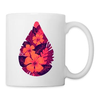 Flora Fire Leaves - Mug - white - Right