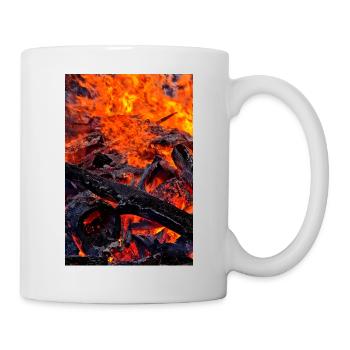 Heart of Embers Macro Poster - Mug blanc - blanc - Droite