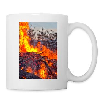 Affiche de Feu de Pâques Feu & Flamme - Mug blanc - blanc - Droite