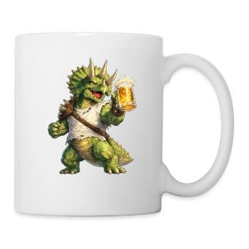 Triceratops - Tasse - Weiß - Rechts