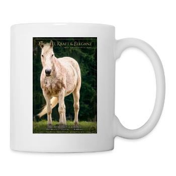 Freiheit, Kraft & Eleganz - Apfelschimmel Poster - Tasse - Weiß - Rechts
