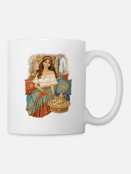 Marrakesch - Tasse - Weiß