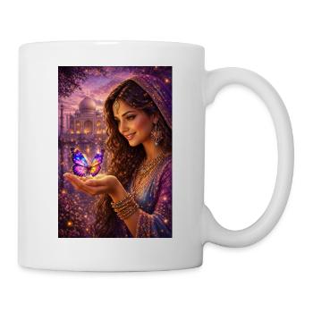 Princesse Papillon Mystique - Mug blanc - blanc - Droite