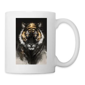 Golden Ember Tiger - Mug - white - Right