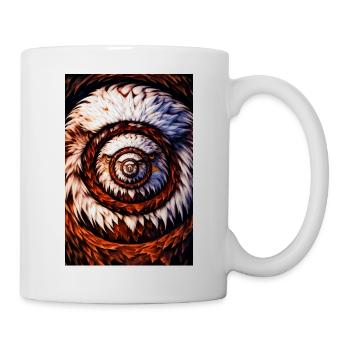 Spring Spiral with Spring Patterns - Mug - white - Right