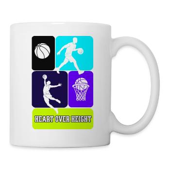 Heart Over Height - Basketball - Mug - white - Right