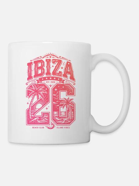 Ibiza 26 Trikot - Tasse - Weiß