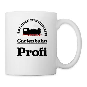 Gartenbahn Profi Dampflok - Tasse - Weiß - Rechts